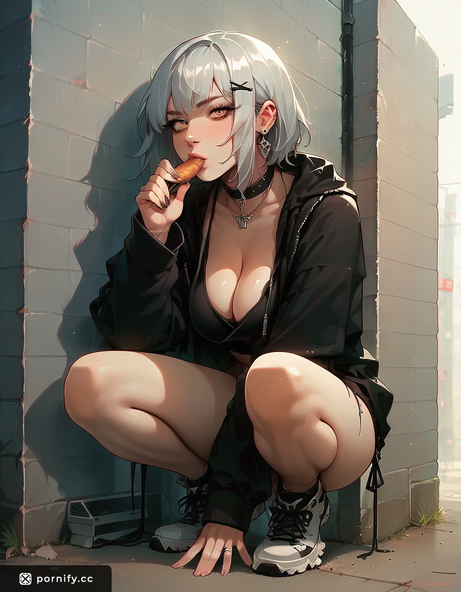 Hentai Hoodie Food Tease 🍜🔥