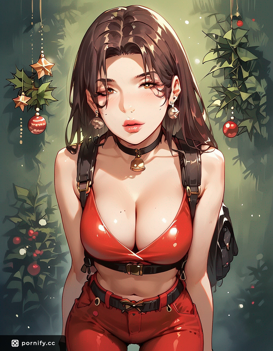 🎄 Festive Adventurer Brunette Hentai - Christmas Fantasy