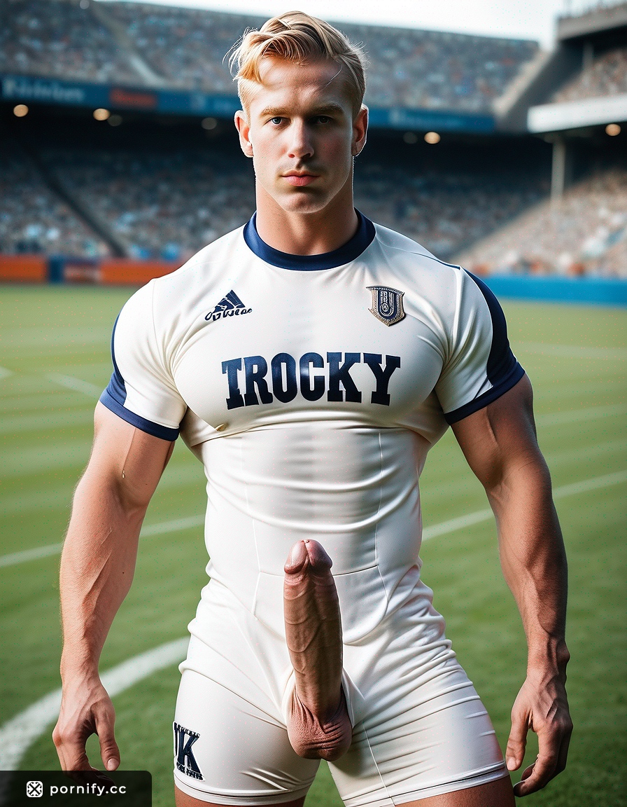 Rugby Hunk with Huge Cock 🏉💪🔥