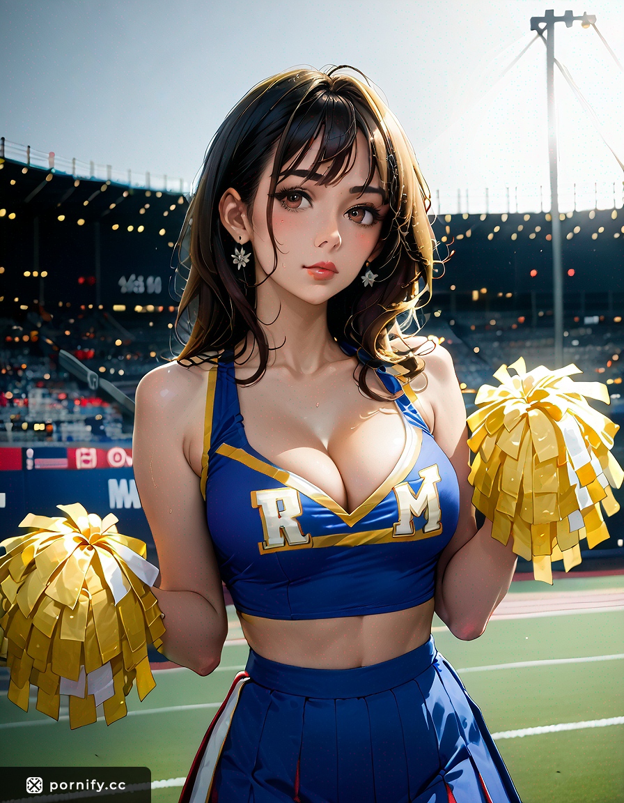 Anime Cheerleader 3D - Bathroom Front View 🚺🎀