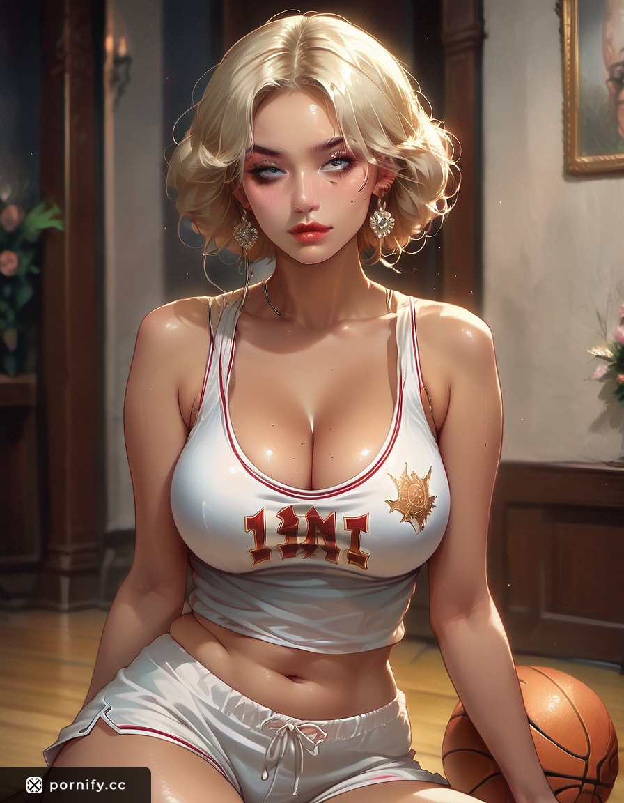 Tanned MILF in Basketball Jersey 🏀🔥