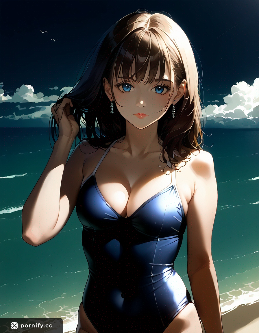 Anime RPG Girl in Swimsuit Food Tease 🍒👙