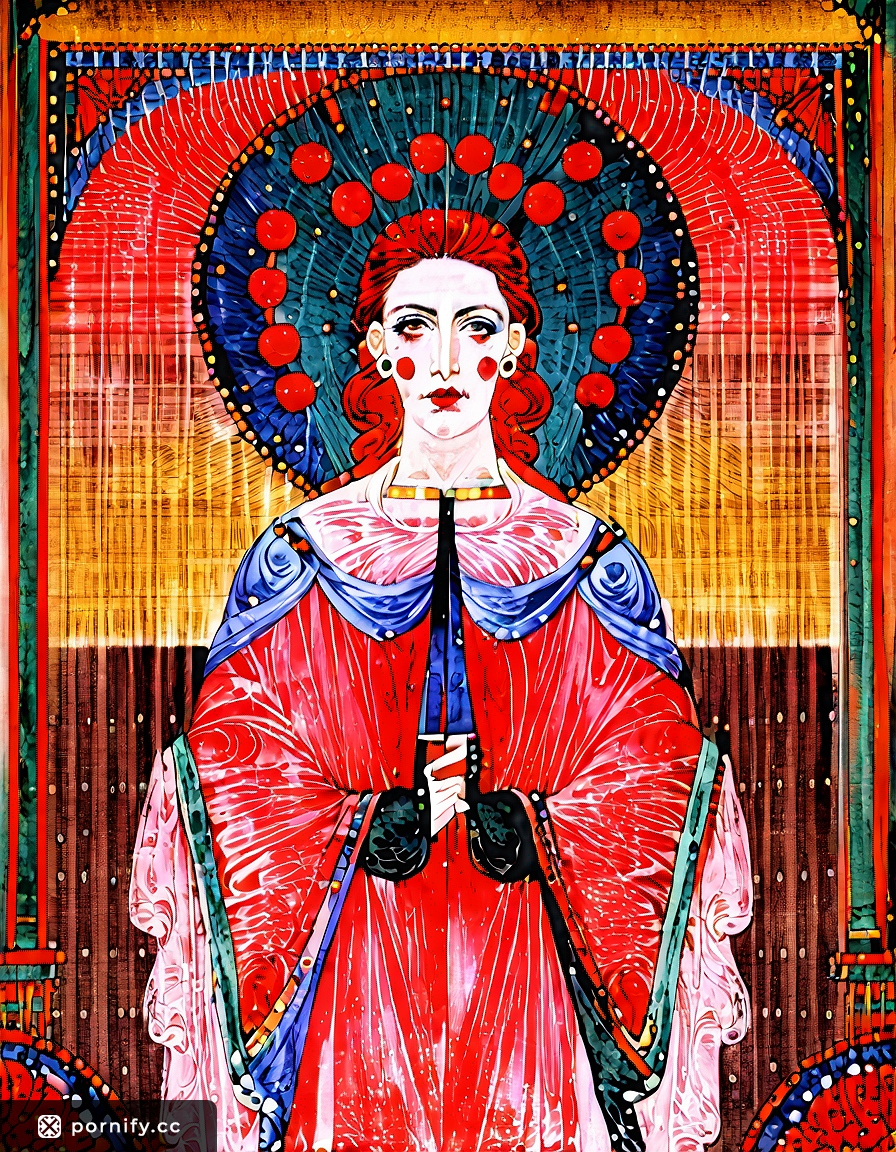Clown Anime Girl - Sexy Medieval Art Portrait 🎭🔥