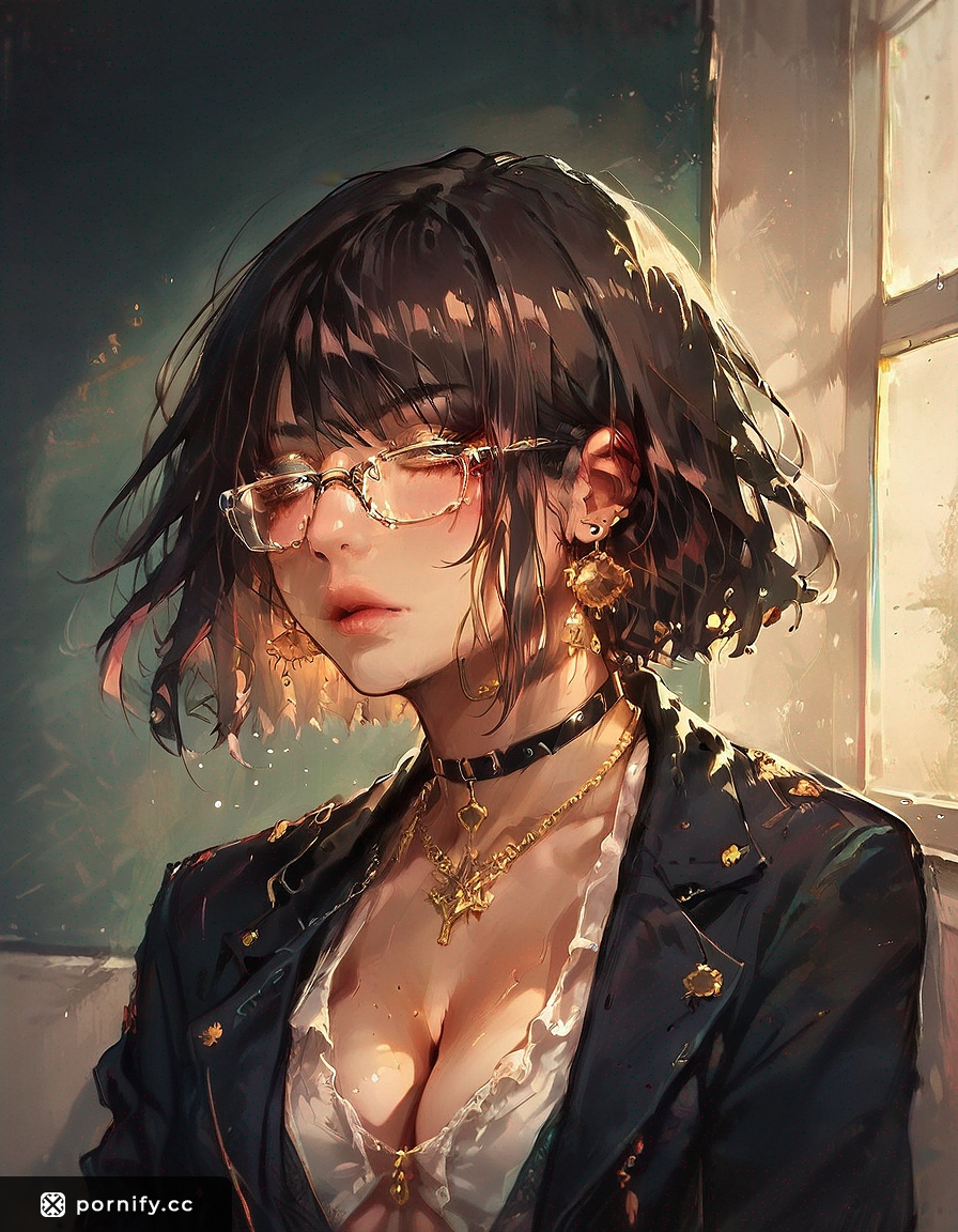 AI Hentai Curvy Brunette Teacher - Short Hair 🔥