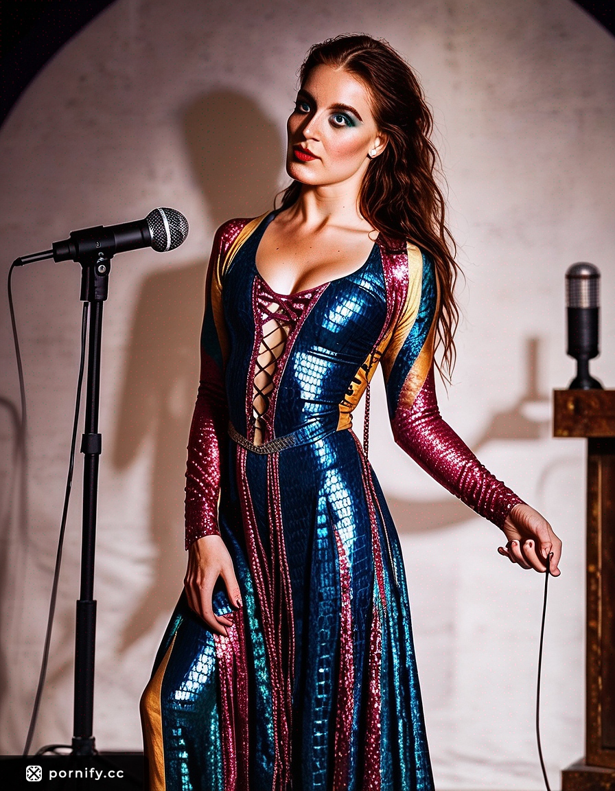 Hyperrealistic Medieval Pop Star - Sexy Back View 👑🎤🔥