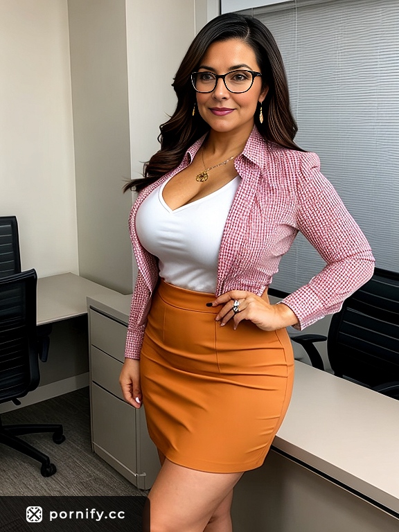 Sexy MILF Secretary Back View 🔥👠