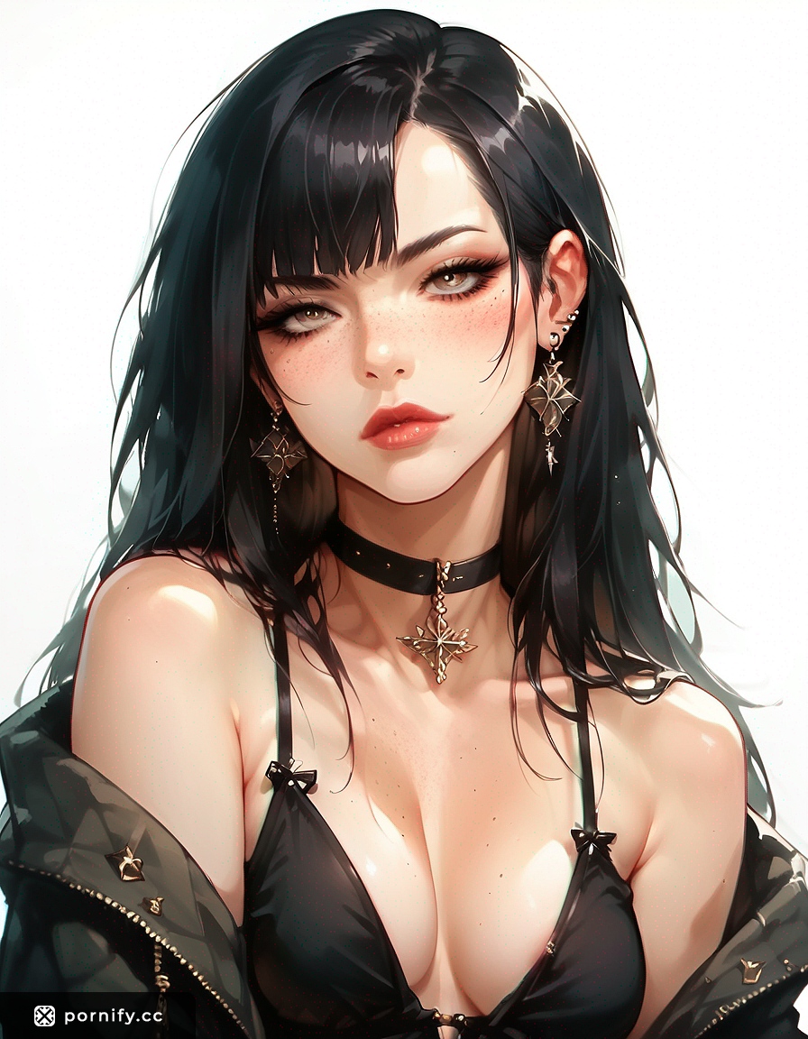 AI Hentai RPG - Freckled Fit Girl in Coat 🌟🎮