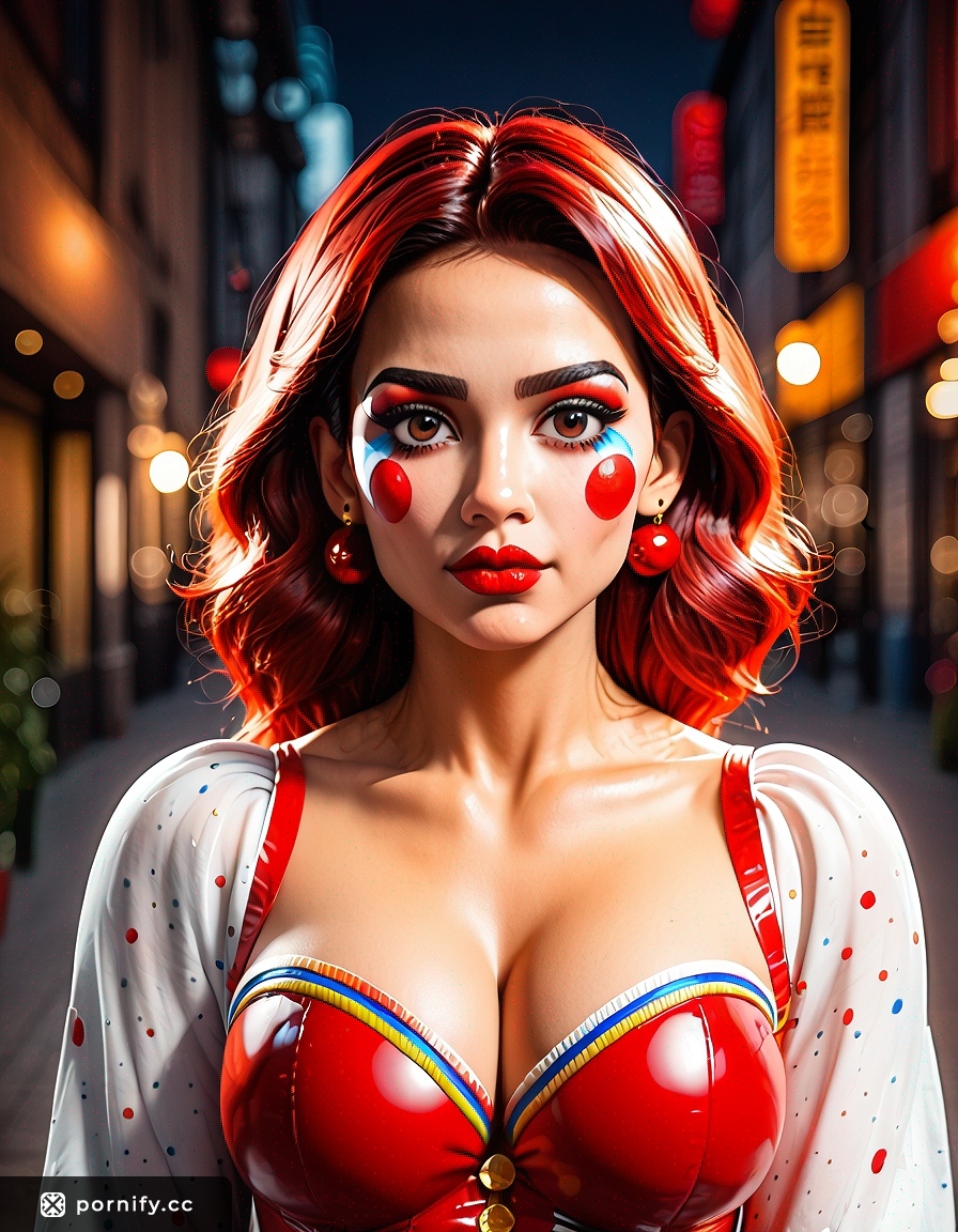 Muscular Hispanic Clown Anime AI Art 🎪🤖