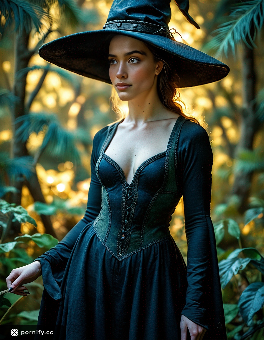 Medieval Witch AI Art - Hyperrealistic Teen 🌟🧙‍♀️