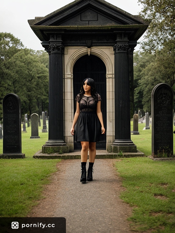 Goth Beauty with Fair Skin & Black Hair 👩🏻‍🎤✨