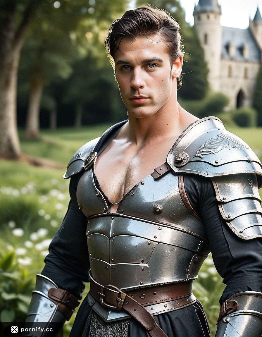 Muscular Knight DILF with Huge Cock ⚔️🔥