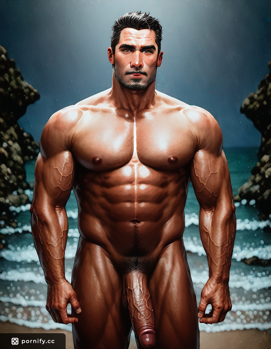 🔥 DILF Beach Seduction - Anime AI Art