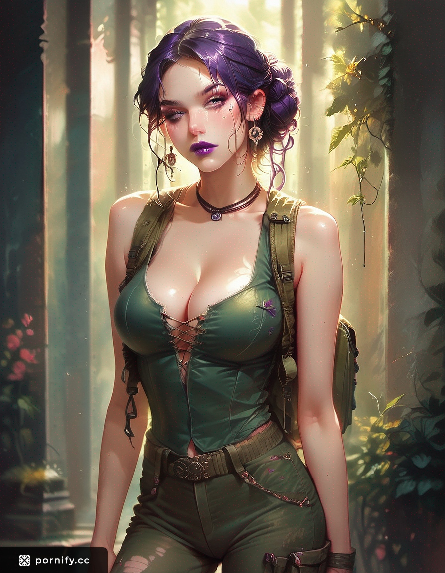 Hentai Adventurer Back View 🏹🎨