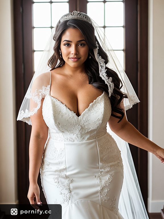 Hispanic Bride Back View 👰🏽‍♀️🔥