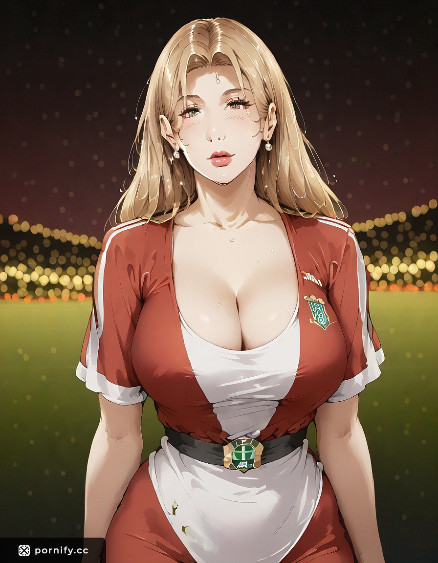 Soccer MILF Blonde Christmas - Anime Football Babe 🎄⚽