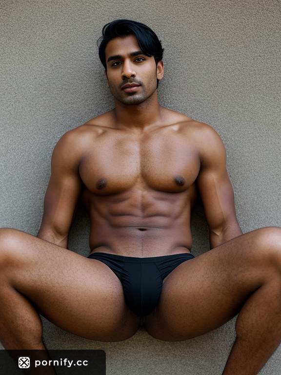  "Seductive Indian Cowboy: Medium-Sized Black-Haired Apple-Shaped Male in Tight Panties