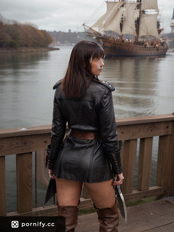 Fit Pirate Babe Back View 🏴‍☠️💕