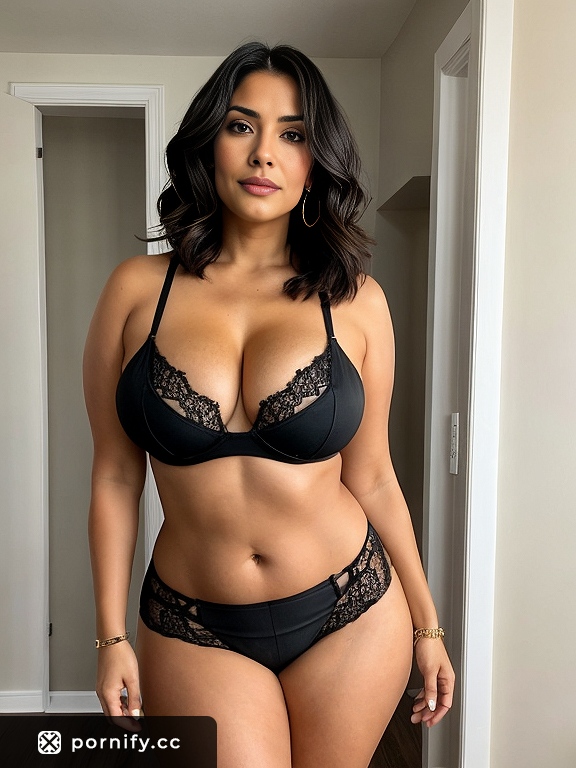 Curvy Hispanic MILF in Skirt - Sexy Bedroom Pose 🥵🔥
