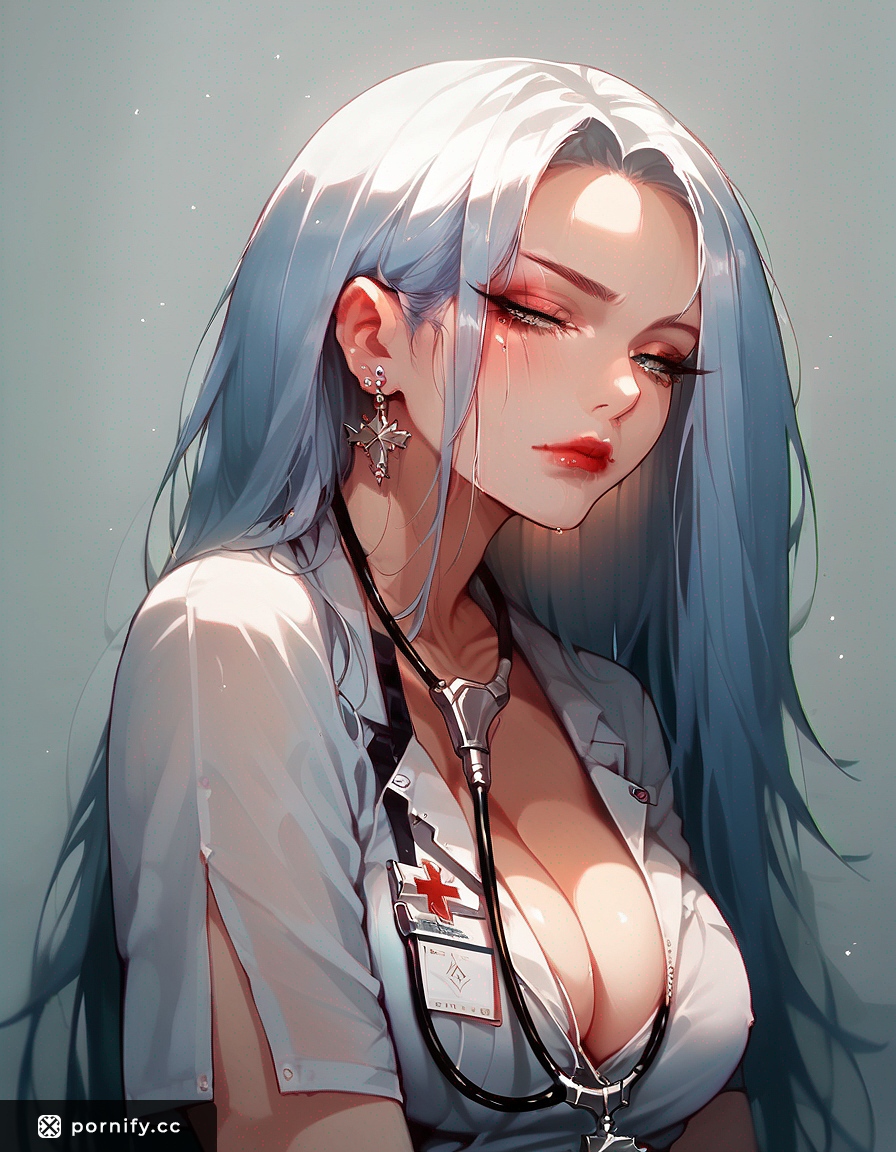 Nurse Back View - Medium Teardrop Breasts 👩‍⚕️🔥