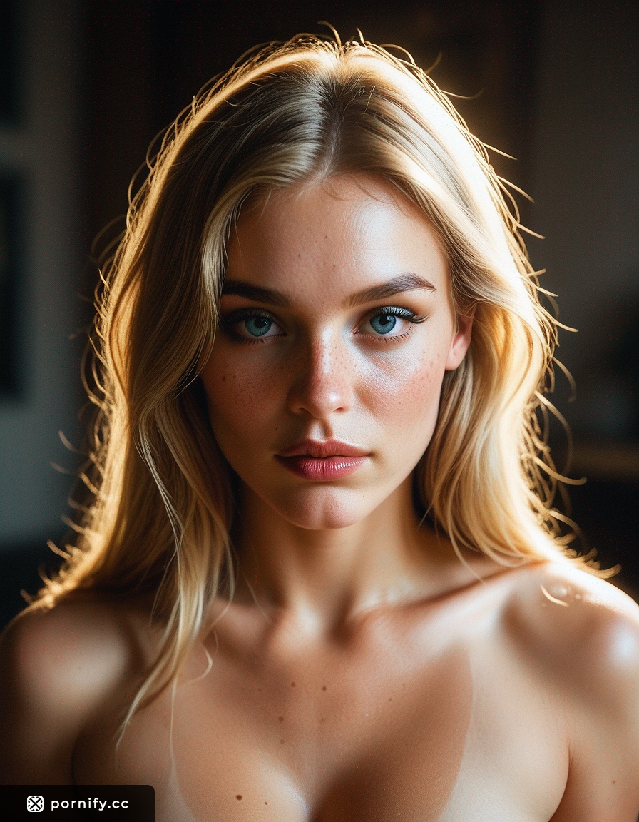 Blonde Fit Teen Freckles - Hyperrealistic AI Model