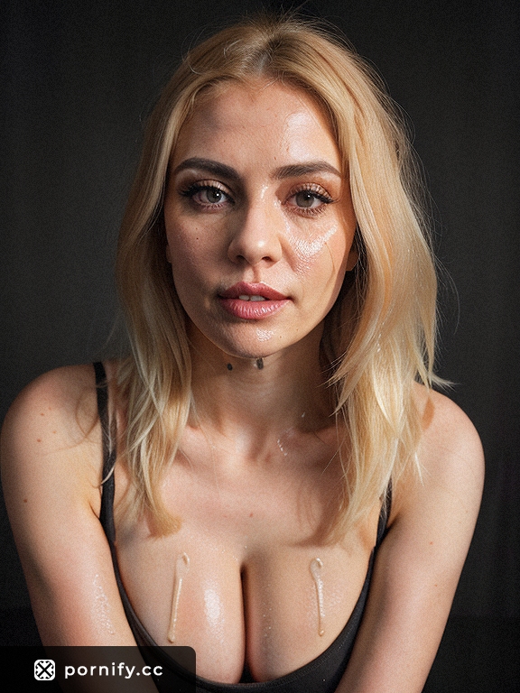 Fit Blonde Sporty Cumshot - Realistic AI Model 🏃‍♀️💦
