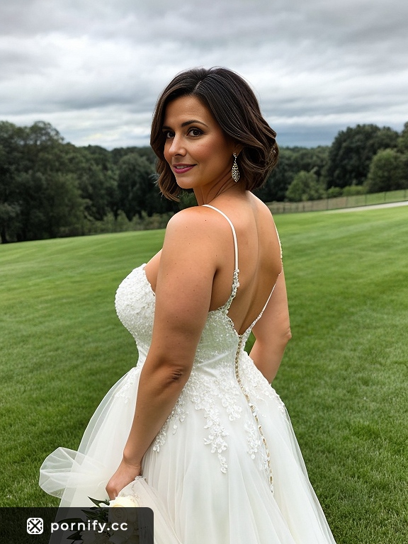 Stocky MILF Angel Back View 🌳😇