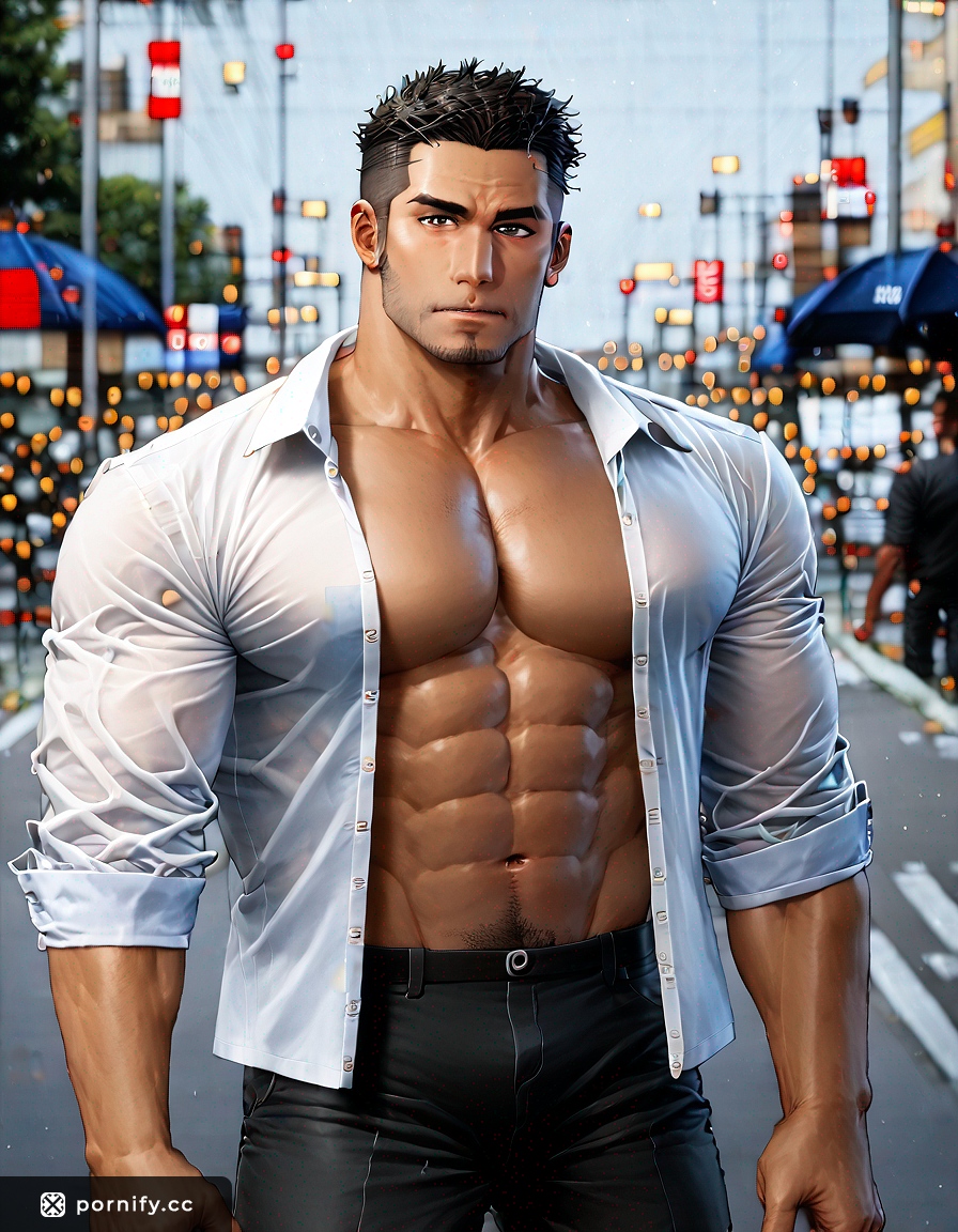🏖️ Muscular Cowboy Beach Workout - Blue Eyes & Smile