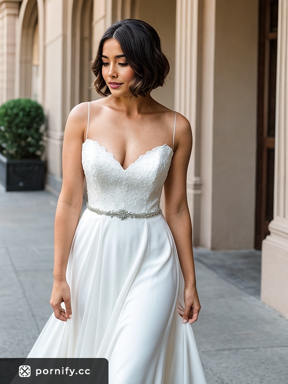 Hispanic Bride in Wedding Dress 💍🔥