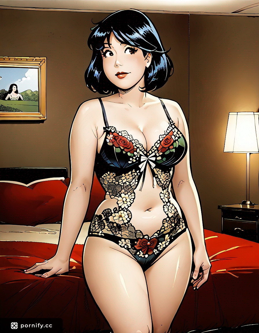 Chubby Anime Bob Cut Back View 👙🍑🔥