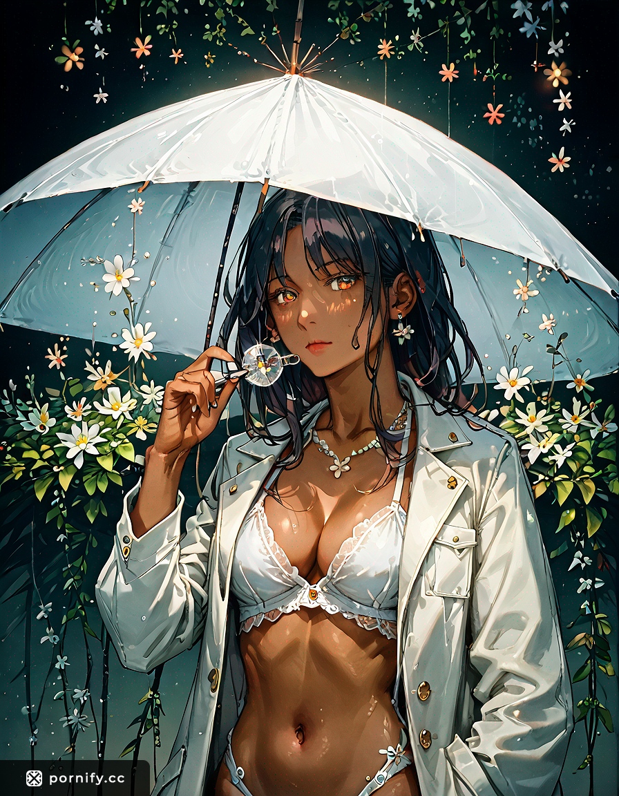 Anime Tanned Scientist in Lab Coat - AI Art 🔬🎨