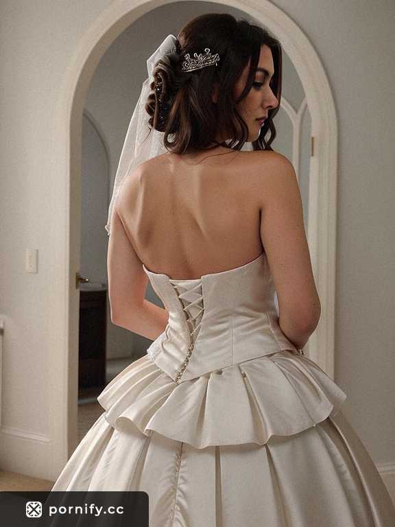 Bridal Back View 💒🔥 Fit Bride Photo
