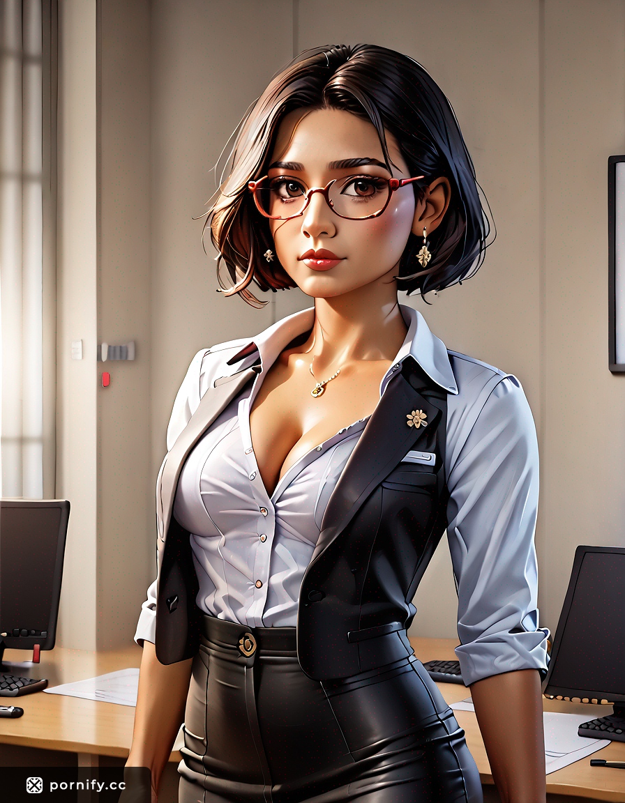 Angry Anime Girl in Latex - Cityscape Scene 😡👩🏼‍🎨