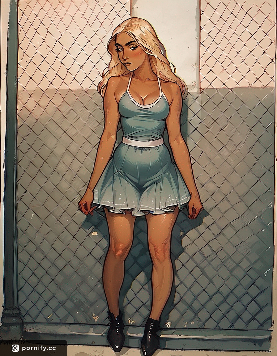 Tennis Back View Blonde - Medieval Art Hentai 🎾👱‍♀️🎨