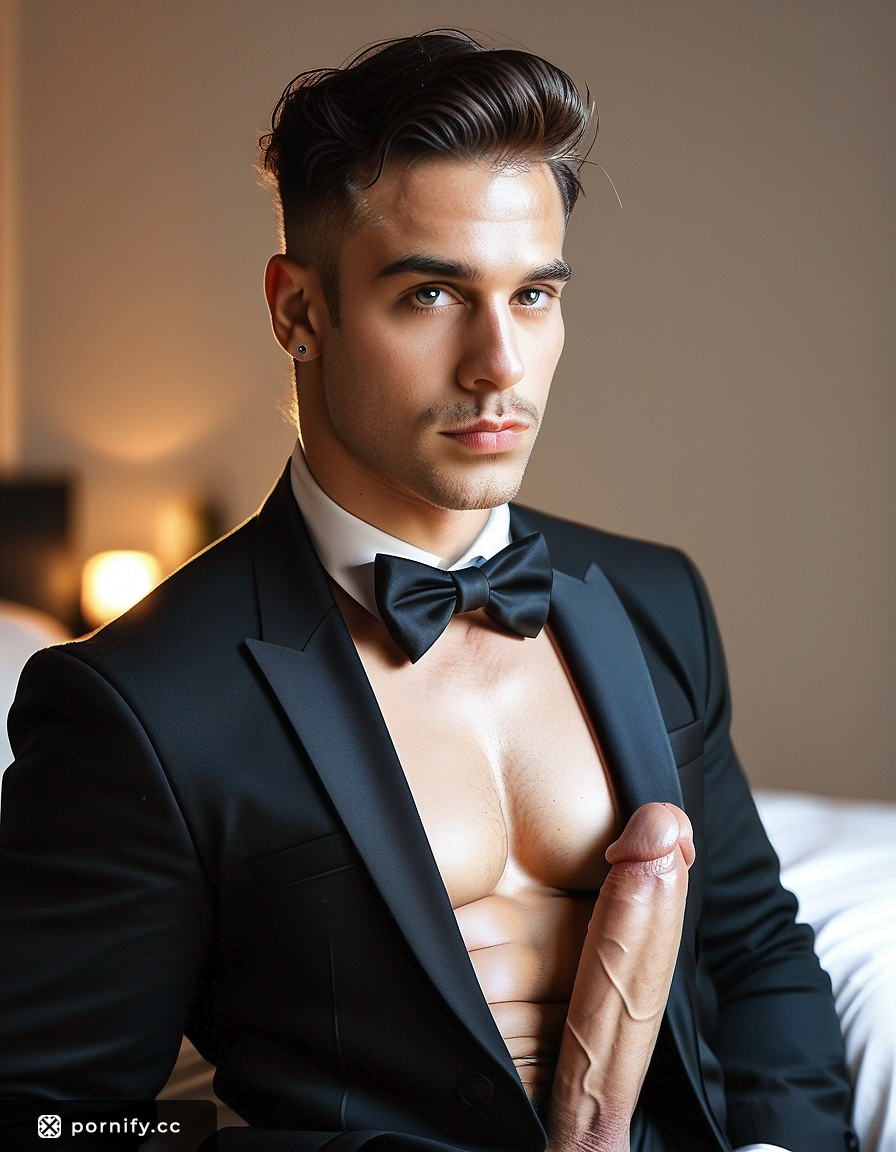 Handsome Hispanic DILF in Tuxedo 🕴️🔥