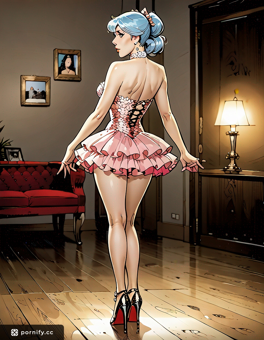 Anime Girl in Tutu Back View 🎀🔥