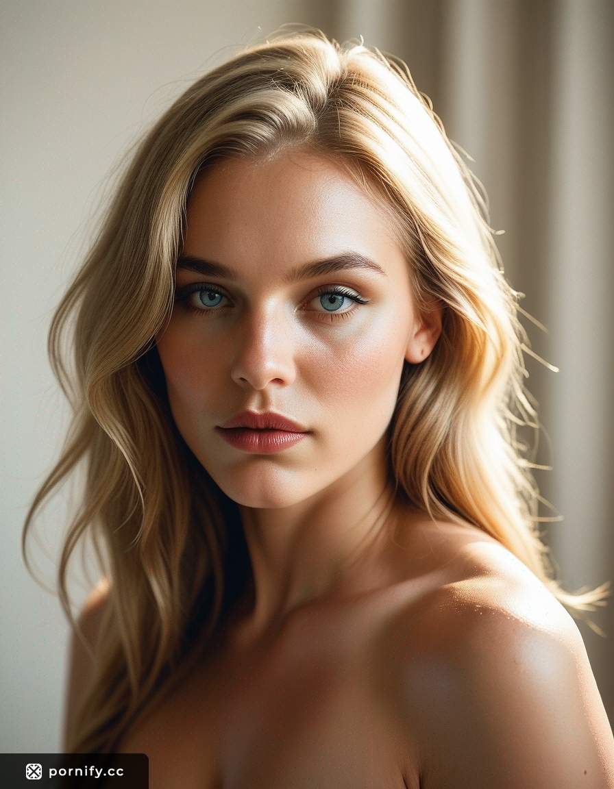 🔥 Blonde AI Babe - Hyperrealistic Front View