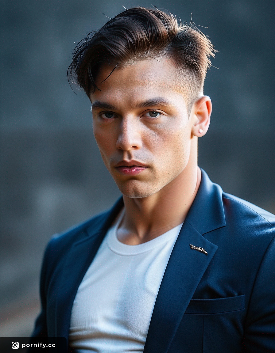 Fit Asian Male in Blazer & T-Shirt - Big Cock Reveal 🍆🔥