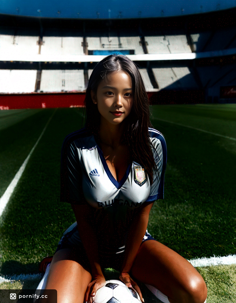 Petite Asian Soccer Girl with Big Breasts ⚽🔥