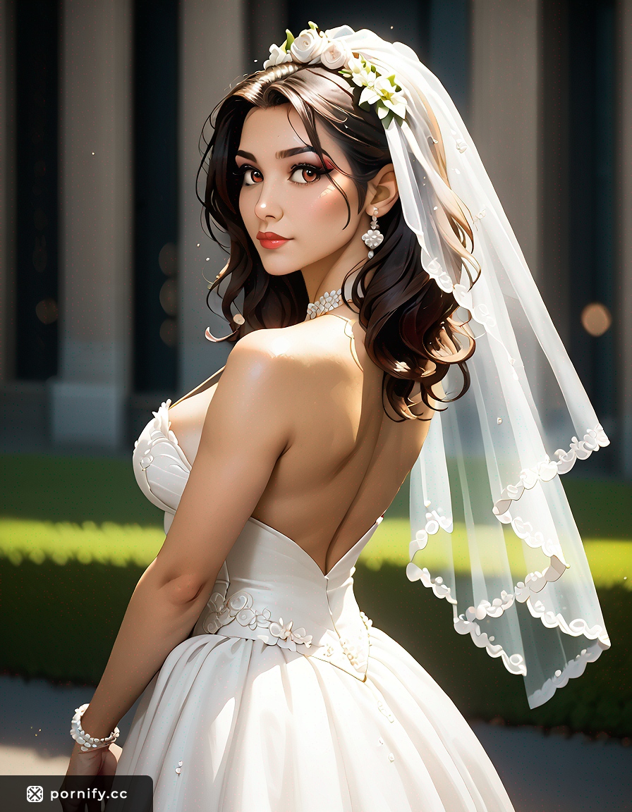 Hispanic Anime Bride in Wedding Dress 🌸👰