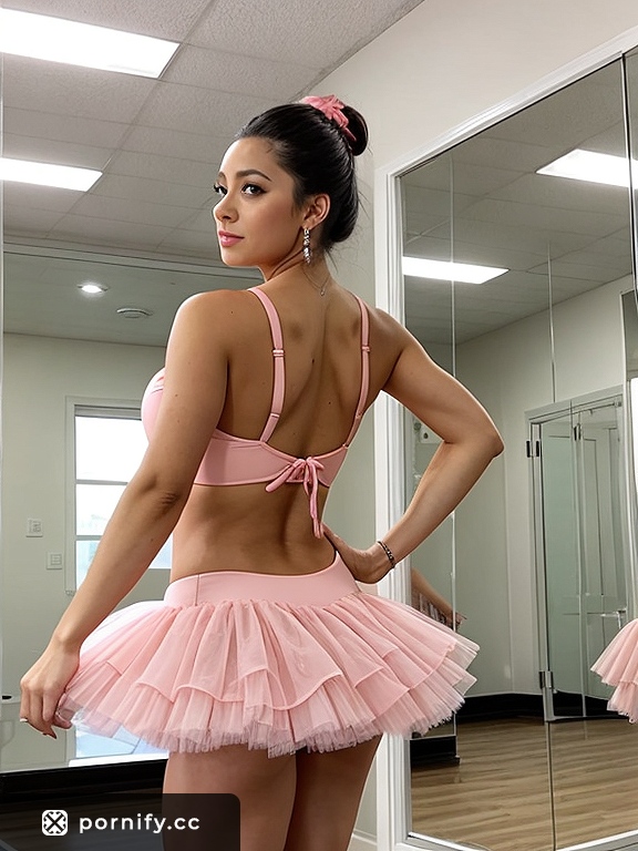 🎄 Petite Tutu Back View - Christmas Cheer