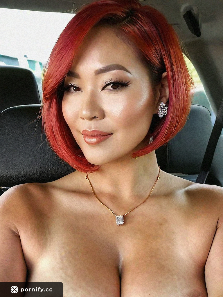 Redhead saggy tits