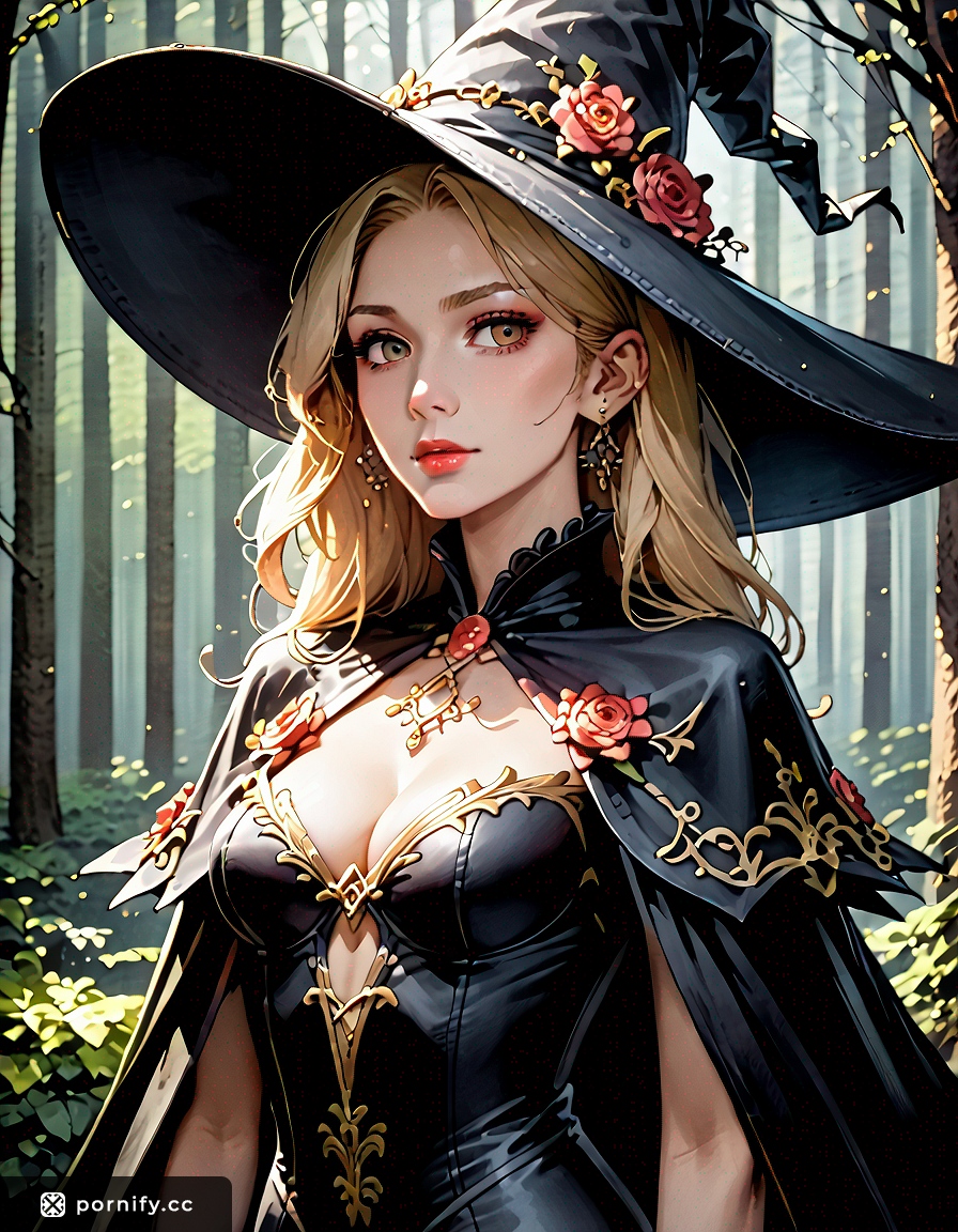 Slim Blonde Witch in 3D Animation - Tanned Outdoor Fantasy 🌟🧙‍♀️