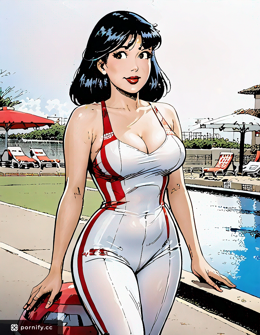 Playful Asian Nurse BJ - Beach Back View 💋🏖️