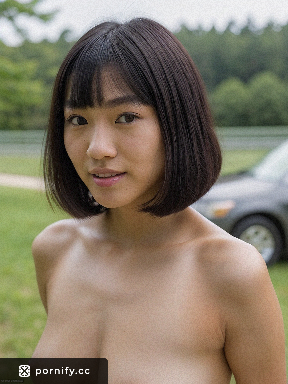  "Sultry Japanese Teen in ANGRY Mood Gets NAKED in Park | Sexy Petite Girl with Small Boobs, Round Shape, and Natural Pussy Haircut