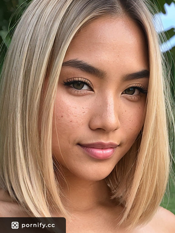 Teen Asian Fitness Model with Big Tits and Horny Expression