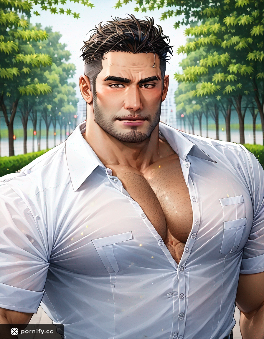 Stocky DILF Massage in Park 🍆🌳
