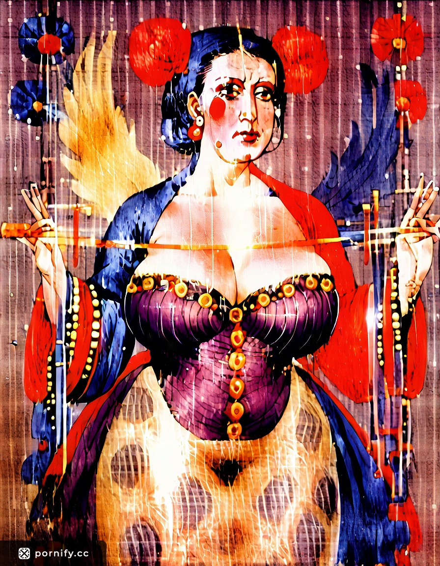 Anime Asian Clown 🎪 Curvy Big Breasts 👗