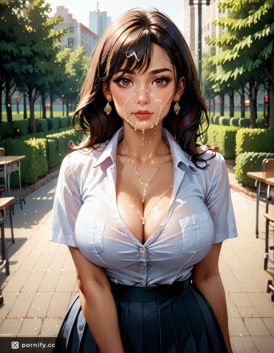 Hispanic Brunette Schoolgirl Cumshot - Curvy Anime 3D Animation 🎒💦🔥