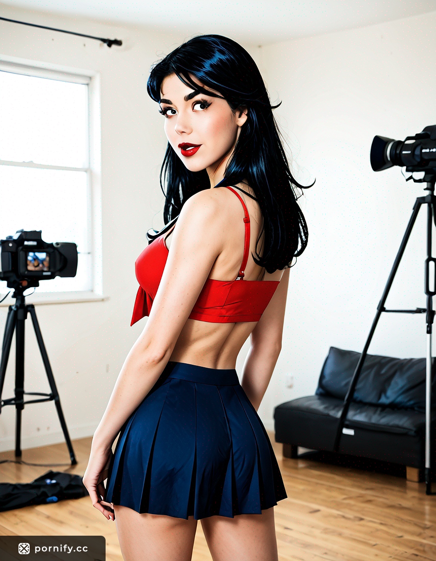 Sailor Girl Back View - Big Breasts Pose