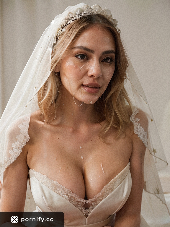 Blonde Bride Cumshot 💦👰‍♀️ Photo Shoot